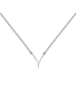 White gold Initial Y necklace , J04382-01-Y, mainproduct