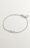 Silver infinity bracelet , J01246-01