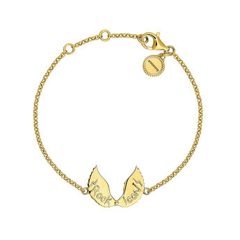 Gold wings bracelet , J04302-02, mainproduct