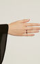 Anillo multibrazo pequeño plata recubierta oro rosa , J03660-03-BSN