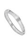 Irregular-shaped, embossed silver ring, J05209-01