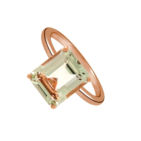 Maxi rose gold plated quartz ring , J01960-03-GQ,hi-res