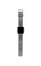 Titanium grey buffalo leather Apple Watch band, IWSTRAP-SL
