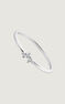 Anillo tresillo diamantes 0,027 cts oro blanco 9 kt , J04953-01
