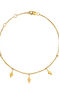 Gold bracelet with rhombuses , J04013-02