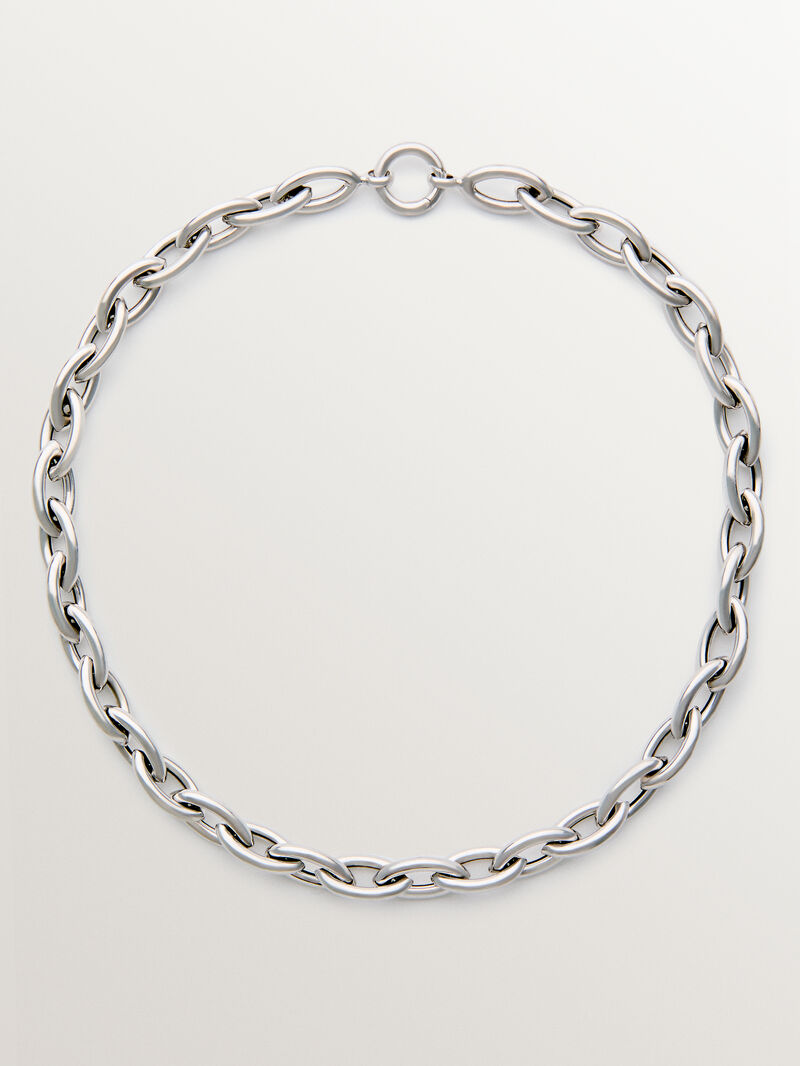 925 silver chain with oval links image number 0