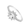 Large silver ring with white topaz , J03300-01-WT-SP