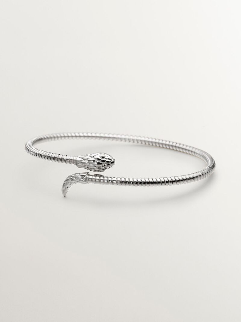925 Silver snake-shaped bracelet image number 0