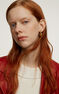 Medium-size, embossed, hammered hoop earrings in 18kt yellow gold-plated sterling silver, J05217-02