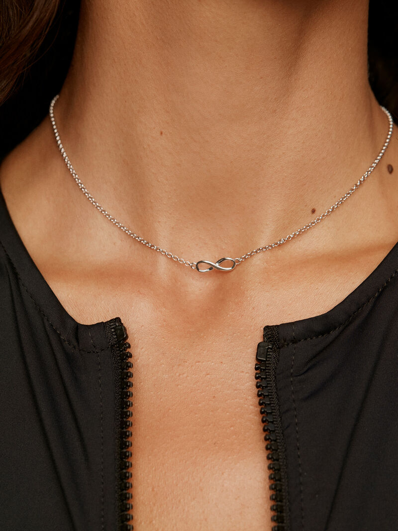 925 Silver Pendant with Infinity image number 1