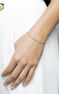 Silver star motif bracelet , J04865-01
