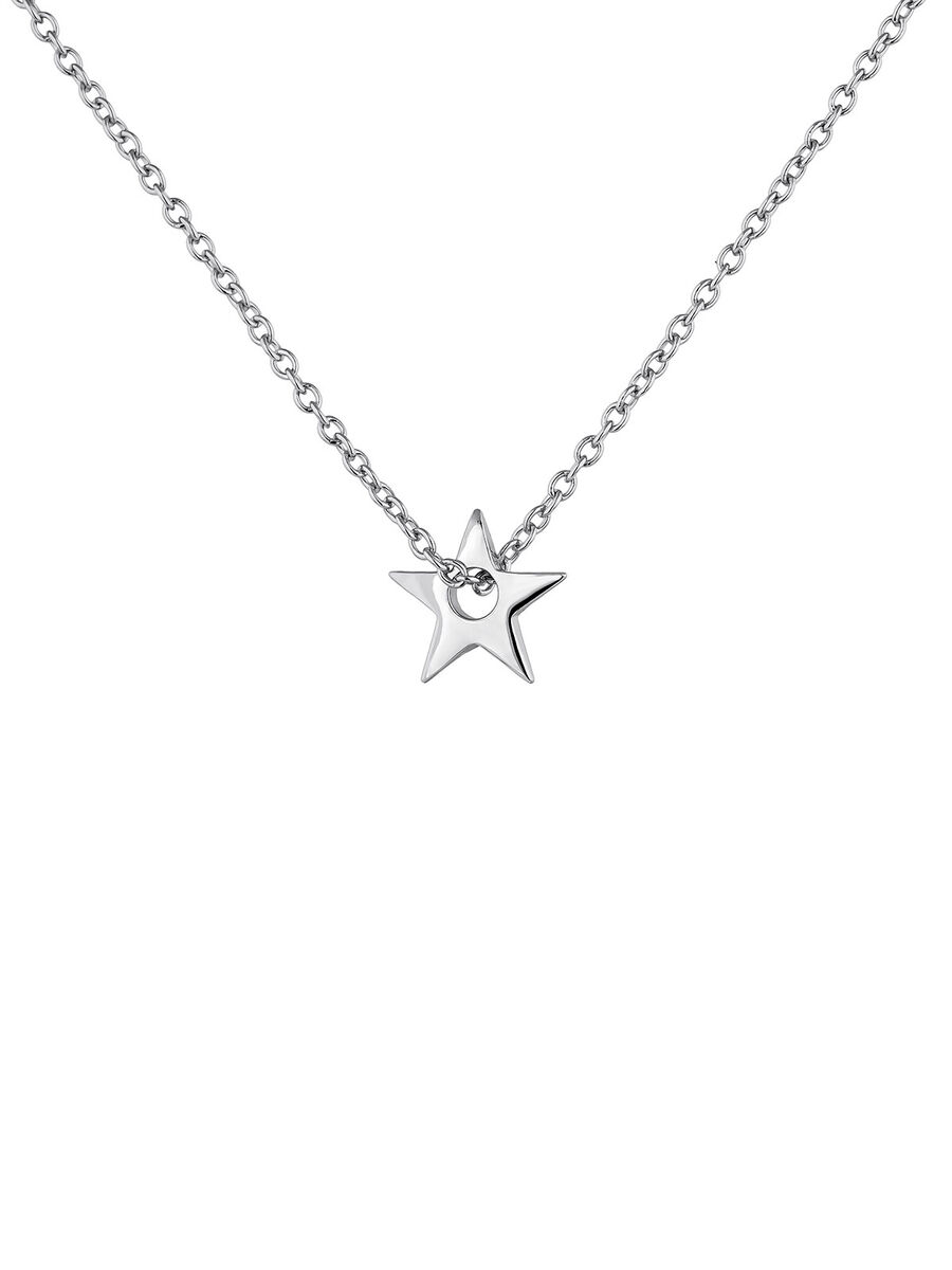 Silver star pendant, J04932-01, hi-res