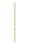 Gold chain earring, J05024-02-H