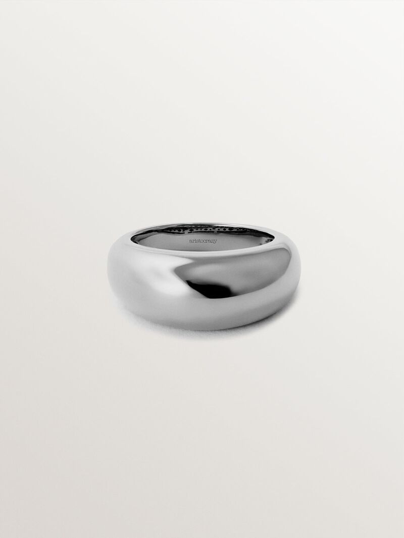 925 silver domed ring image number 2