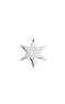 Piercing estrella oro blanco 9 kt , J03834-01-H