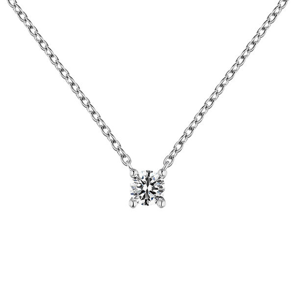 White gold 0.15 ct. diamond necklace , J01957-01-15-GVS,hi-res