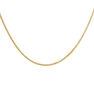 Gold-plated silver curb chain  , J04610-02