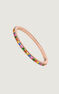 Anillo pavé piedras oro rosa 9 kt , J04339-03-MULTI