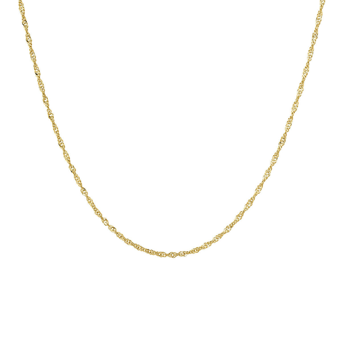 Thin snake chain in 9k yellow gold, J05333-02, hi-res