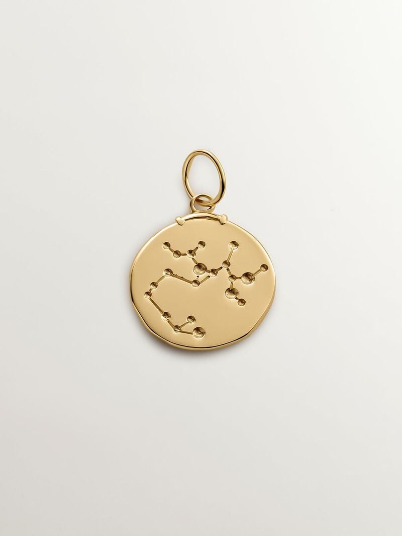 Sagittarius Charm crafted from 925 silver covered in 18K yellow gold image number 2