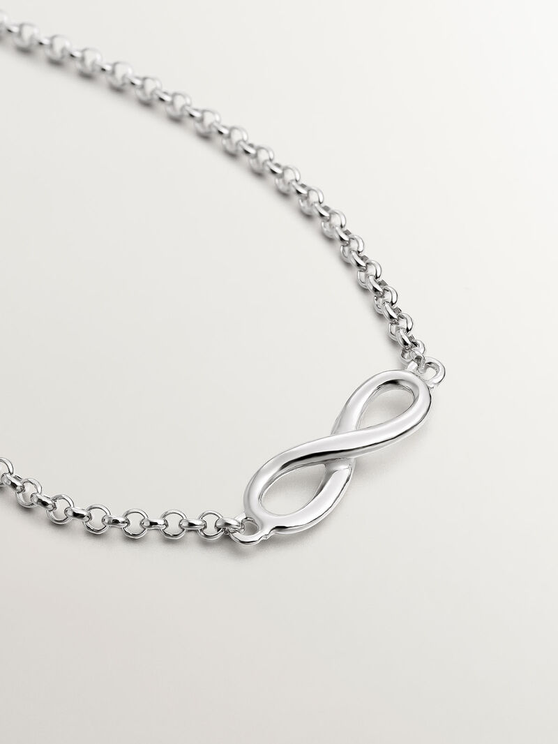925 Silver Bracelet with Infinity image number 4