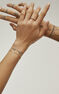 Gold plated cross bracelet , J00871-02