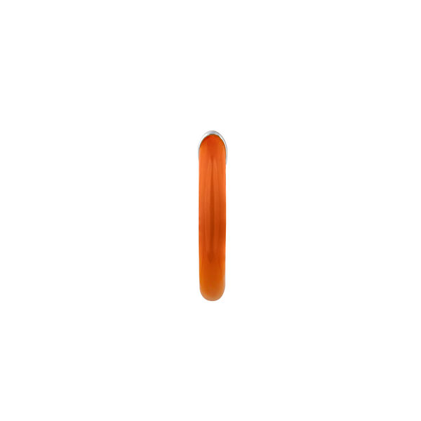 Boucle d'oreilles émail orange argent  , J04129-01-ORENA-H, mainproduct