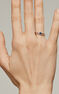 Anillo orla zafiro azul oro 9kt, J05049-01-BS
