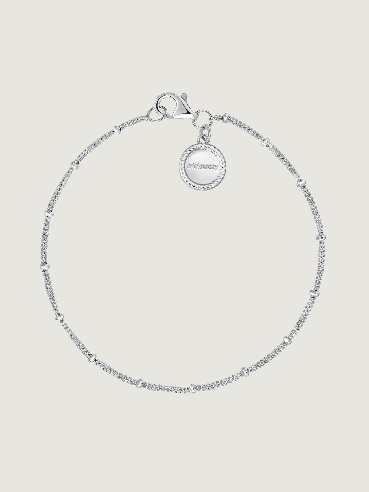Bracelet à chaîne avec des perles en argent 925