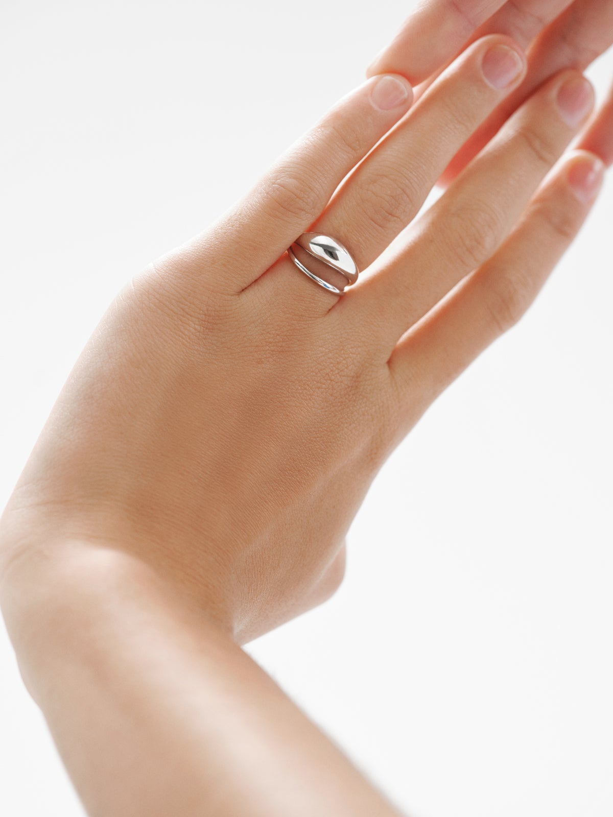 925 Silver Double Ring