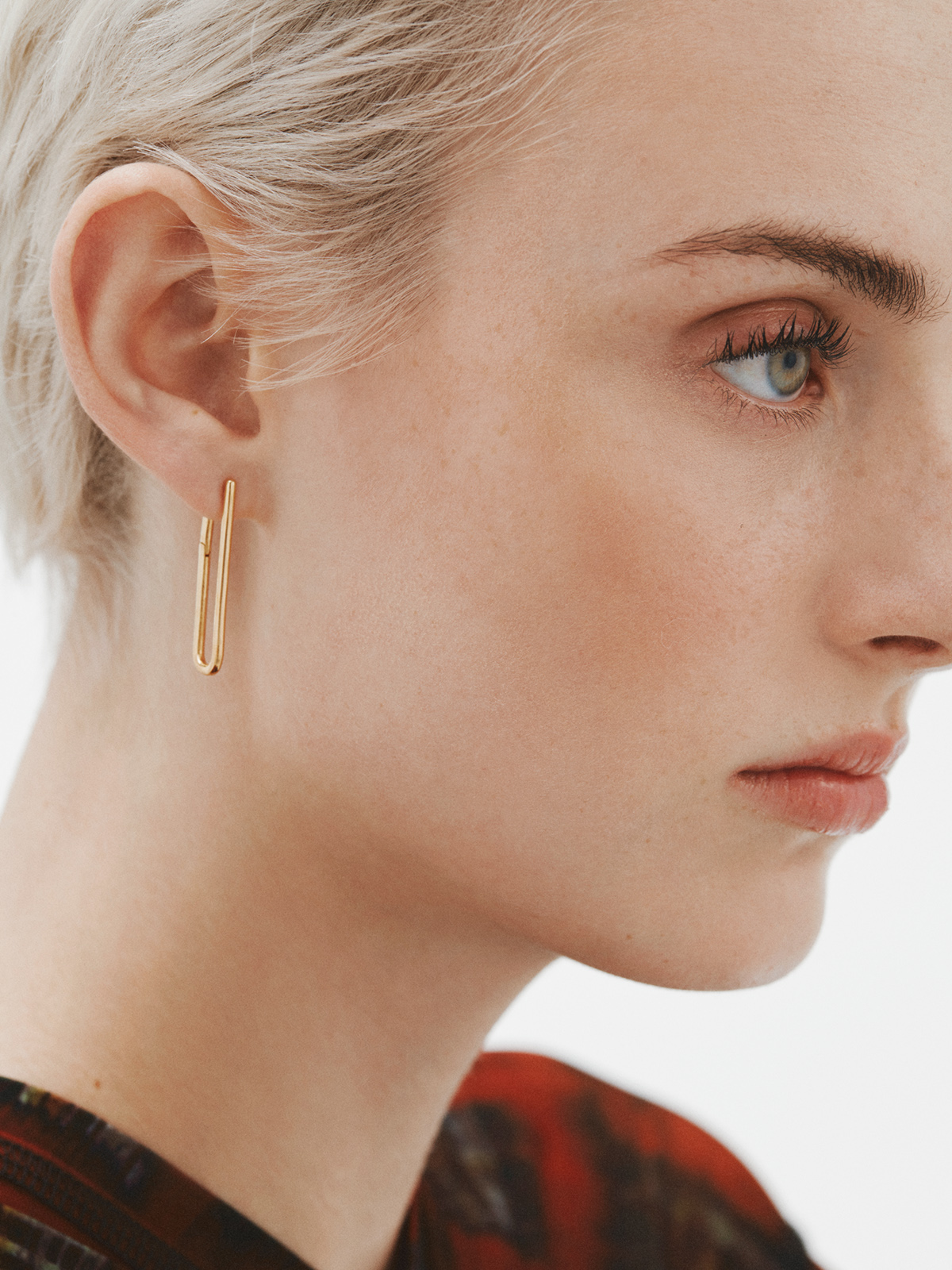 925 extra -bathed extra yellow gold ring earrings in 18k yellow