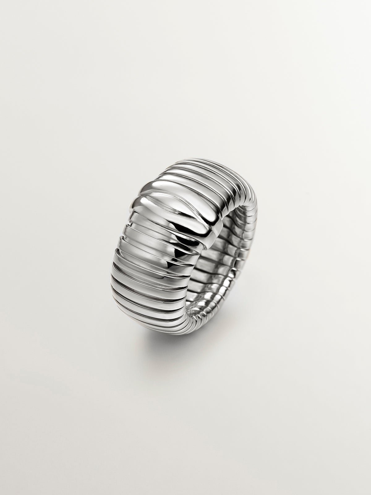 Anillo tubogas de plata 925