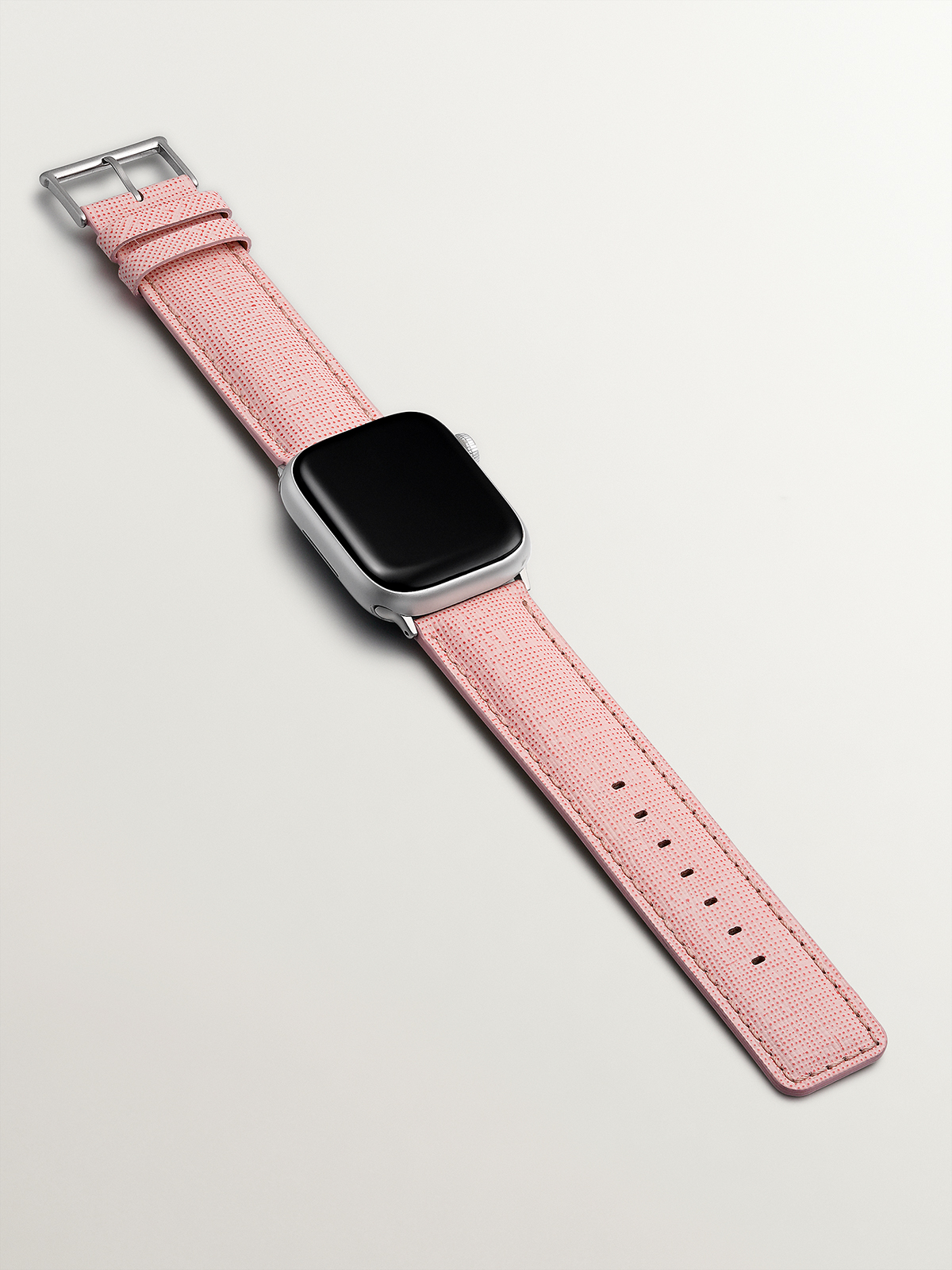 Pink Leather Strap for Apple Watch