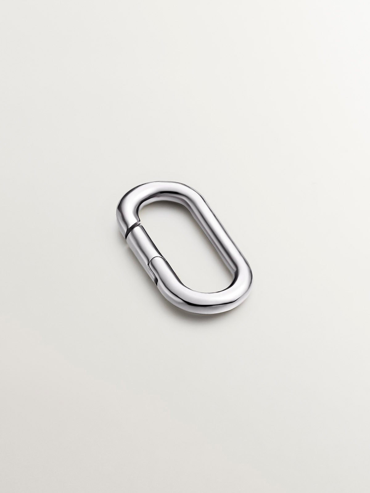 925 Silver Oval Carabiner
