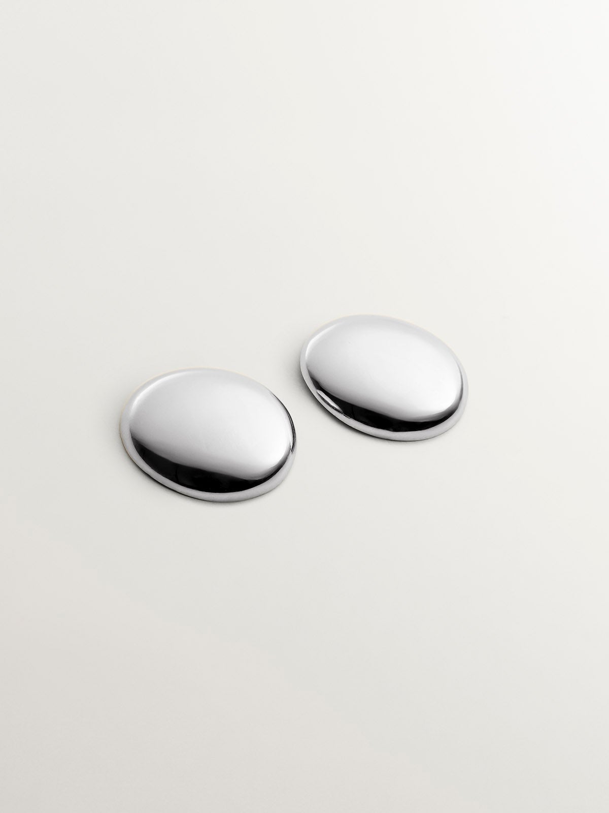 Boucles d'oreilles en argent 925 de forme ronde