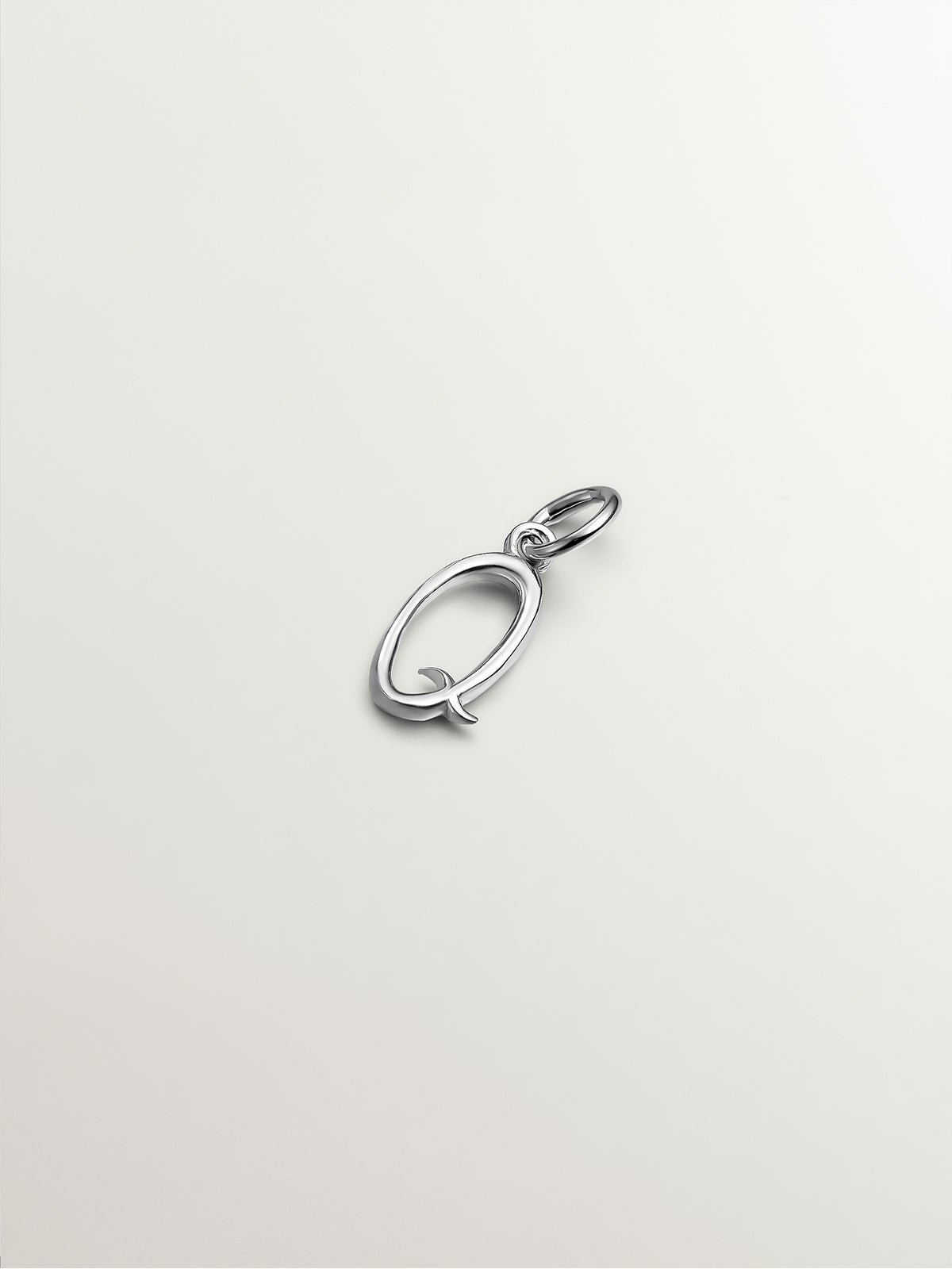 Charme en argent 925 avec initiale Q