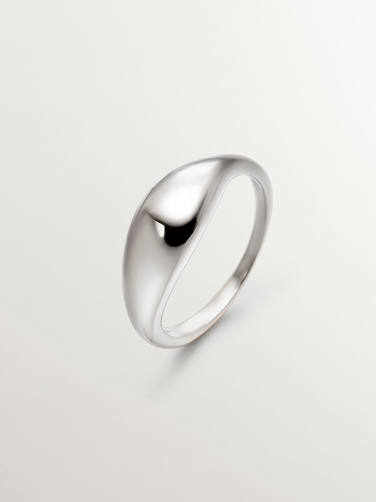 Domed 925 Silver Ring