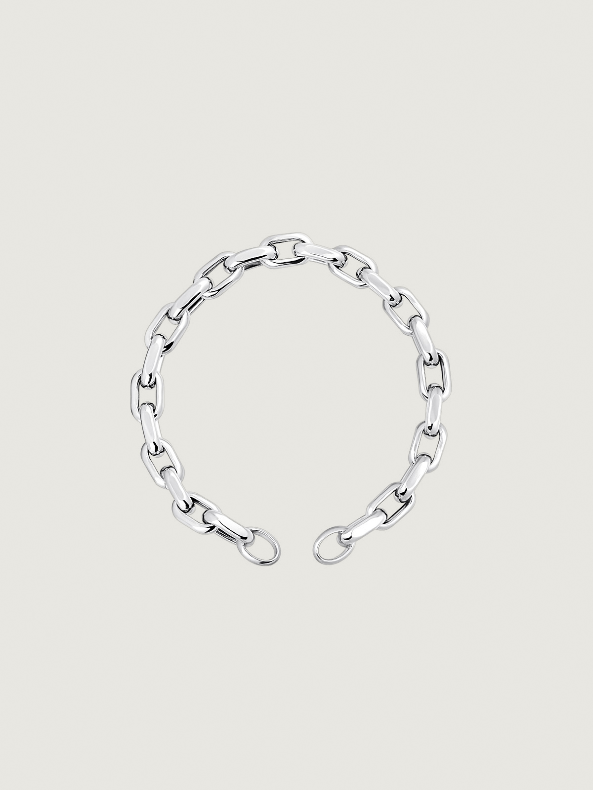 925 Silver Forza Link Chain Bracelet.