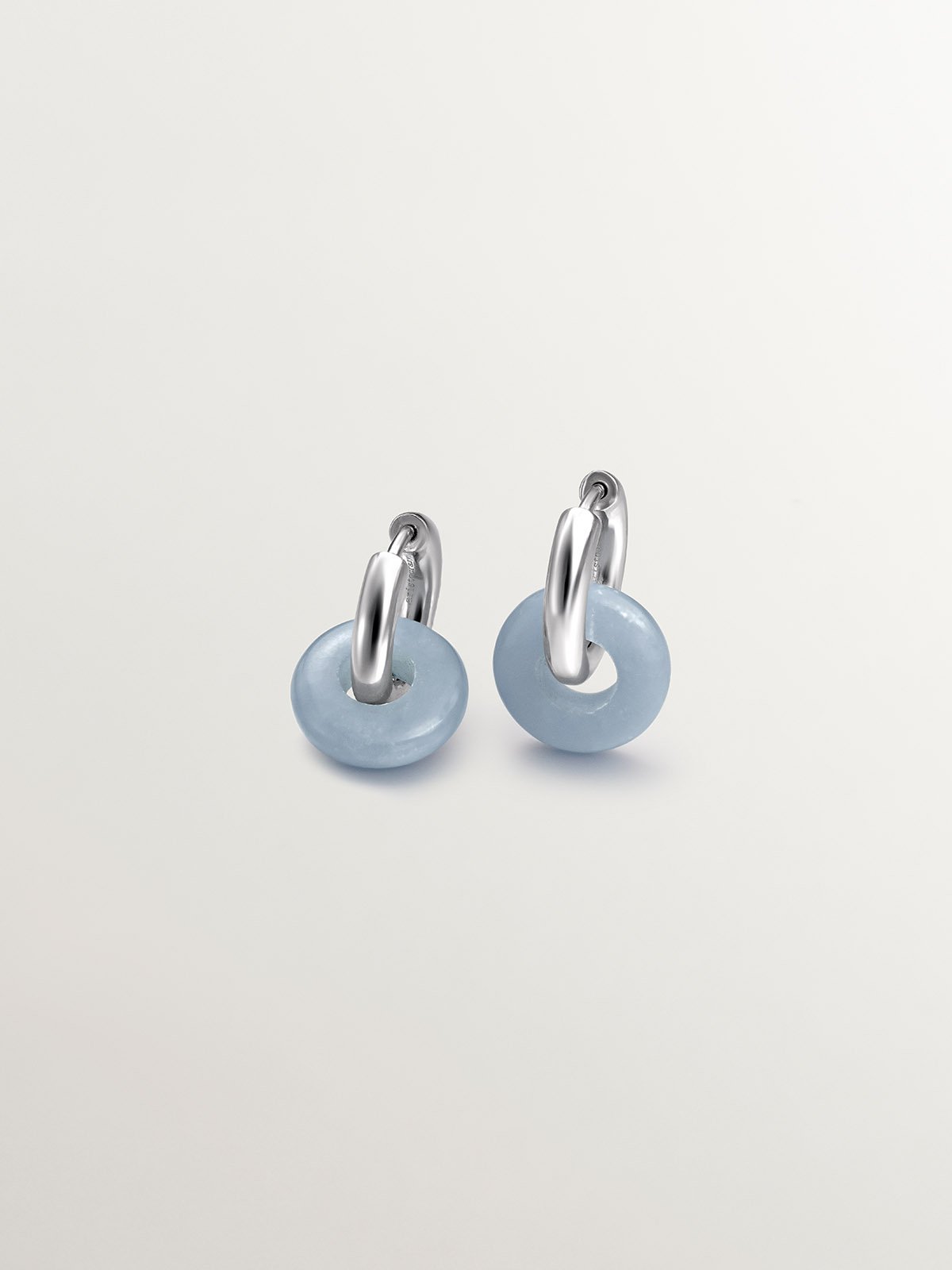 925 silver earrings with Angelita Azul