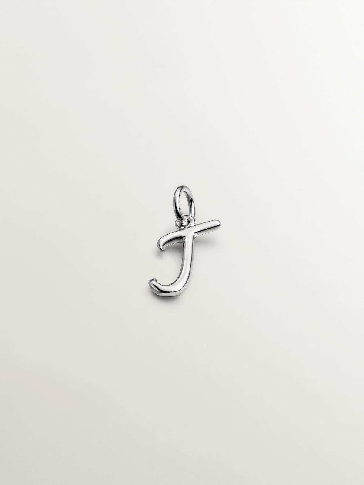925 Silver Charm with initial J