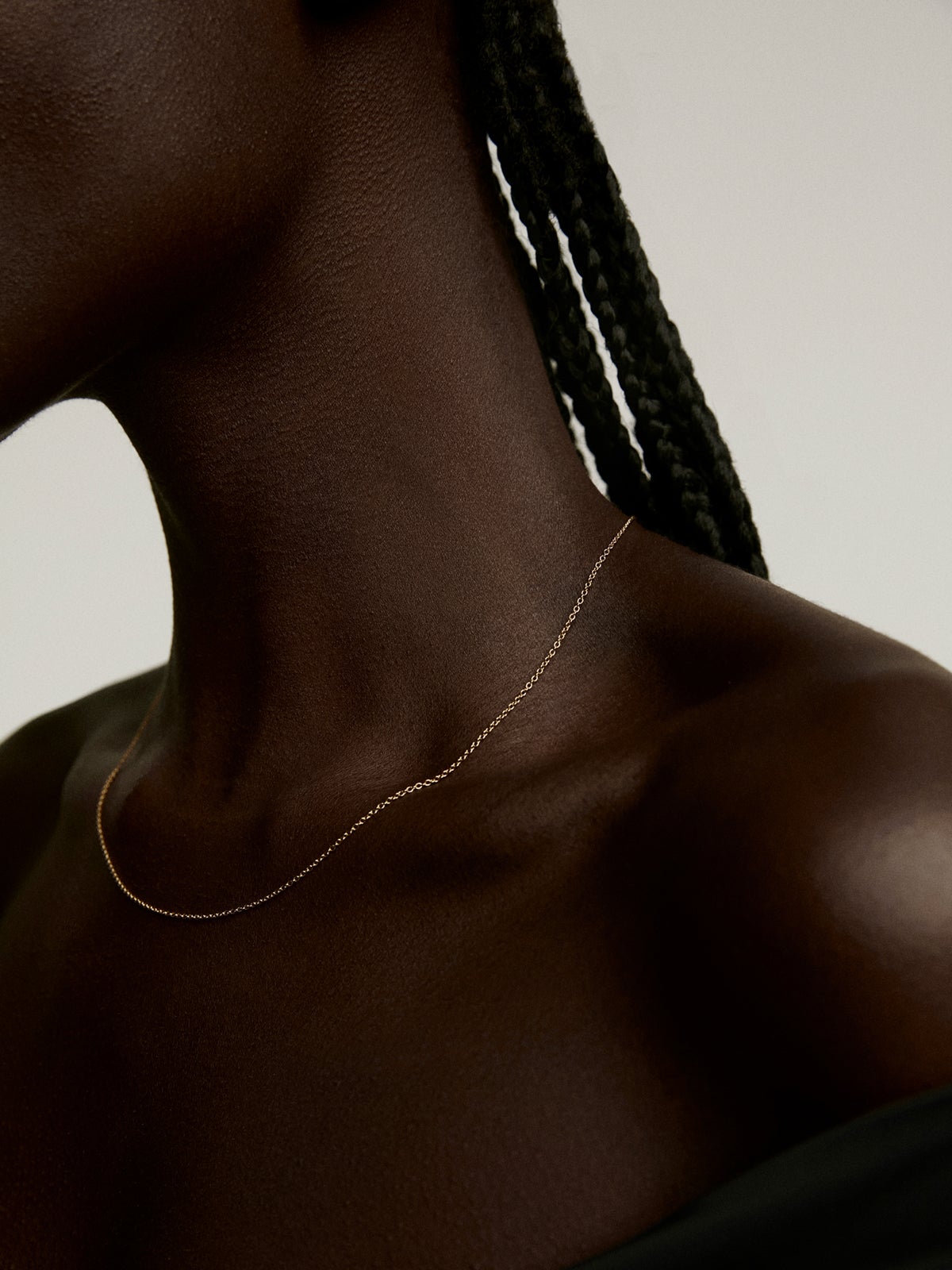 Long 925 silver chain dipped in 18K yellow gold