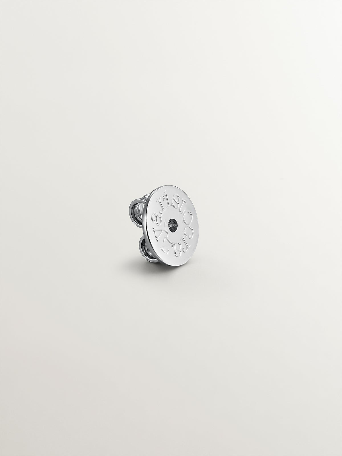 9K White Gold Butterfly Clasp