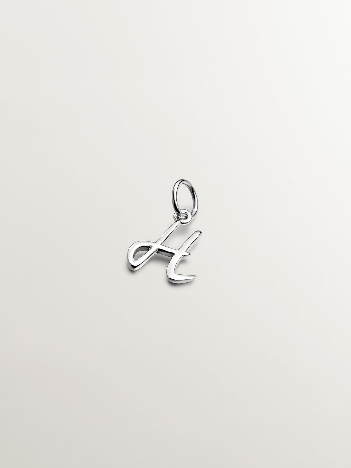 925 Silver Charm with initial H