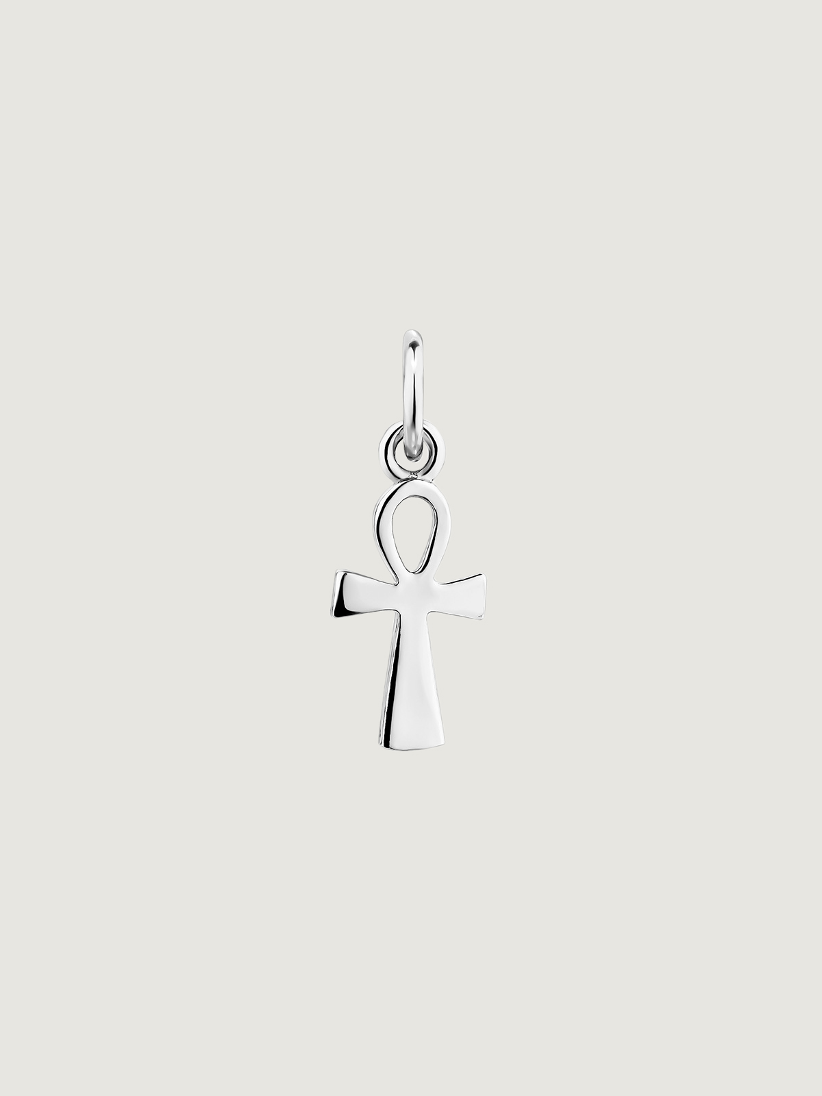 Charm de plata 925 con cruz ansada