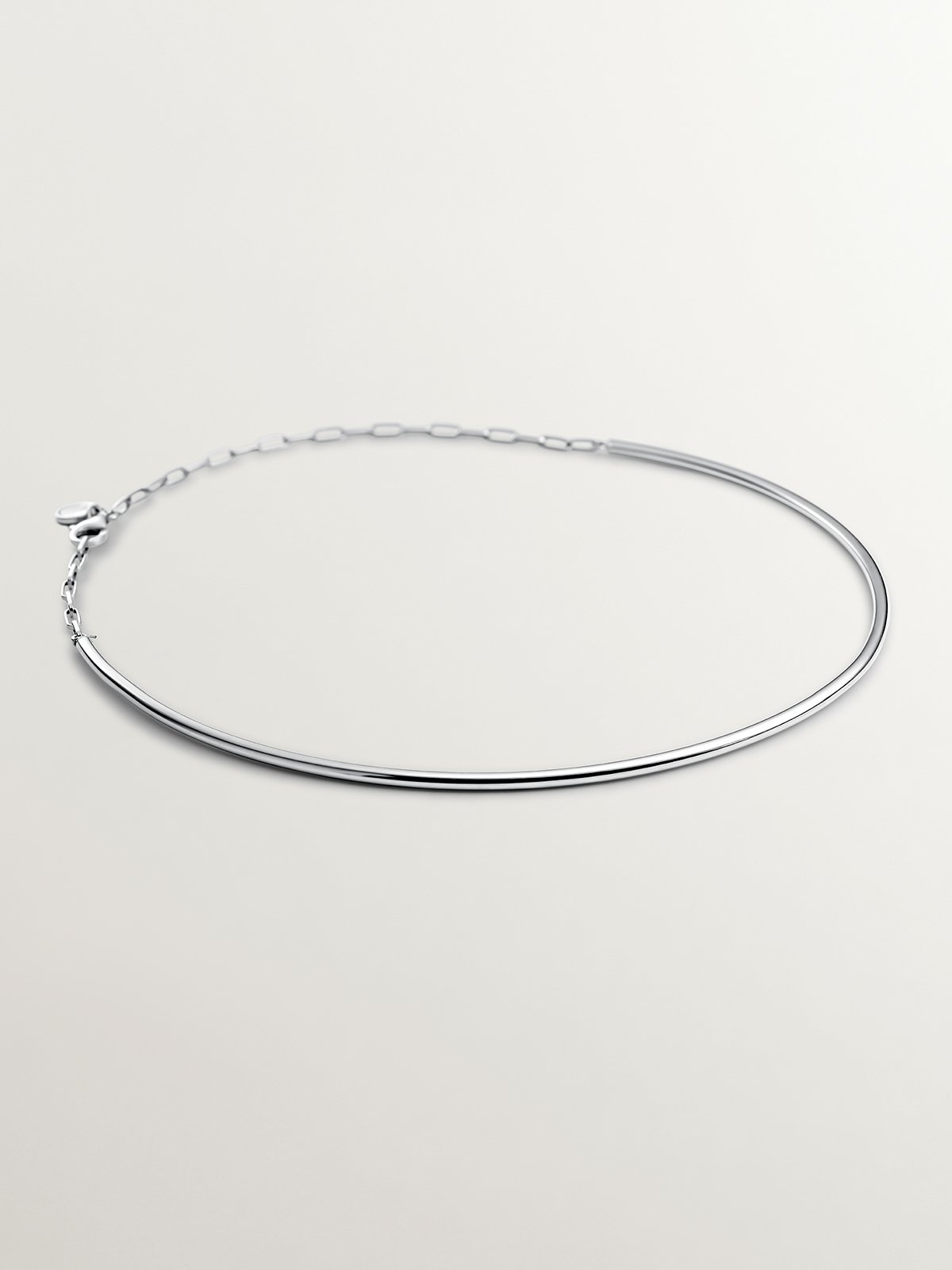 925 Silver Rigid Necklace