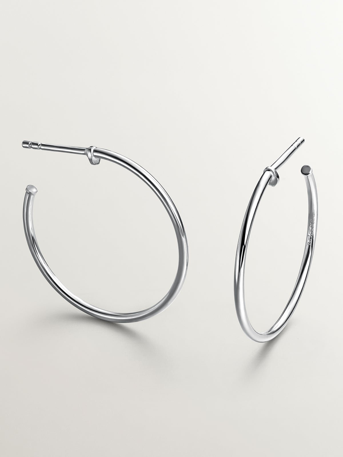 925 boucles d'oreilles en argent moyen