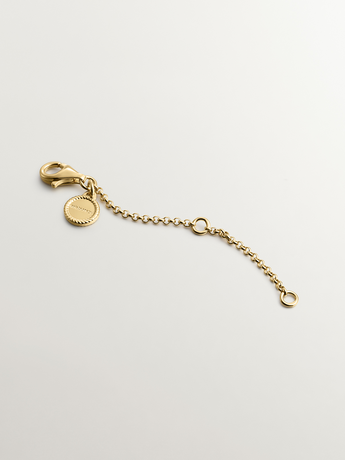 925 silver extension plated in 18K yellow gold