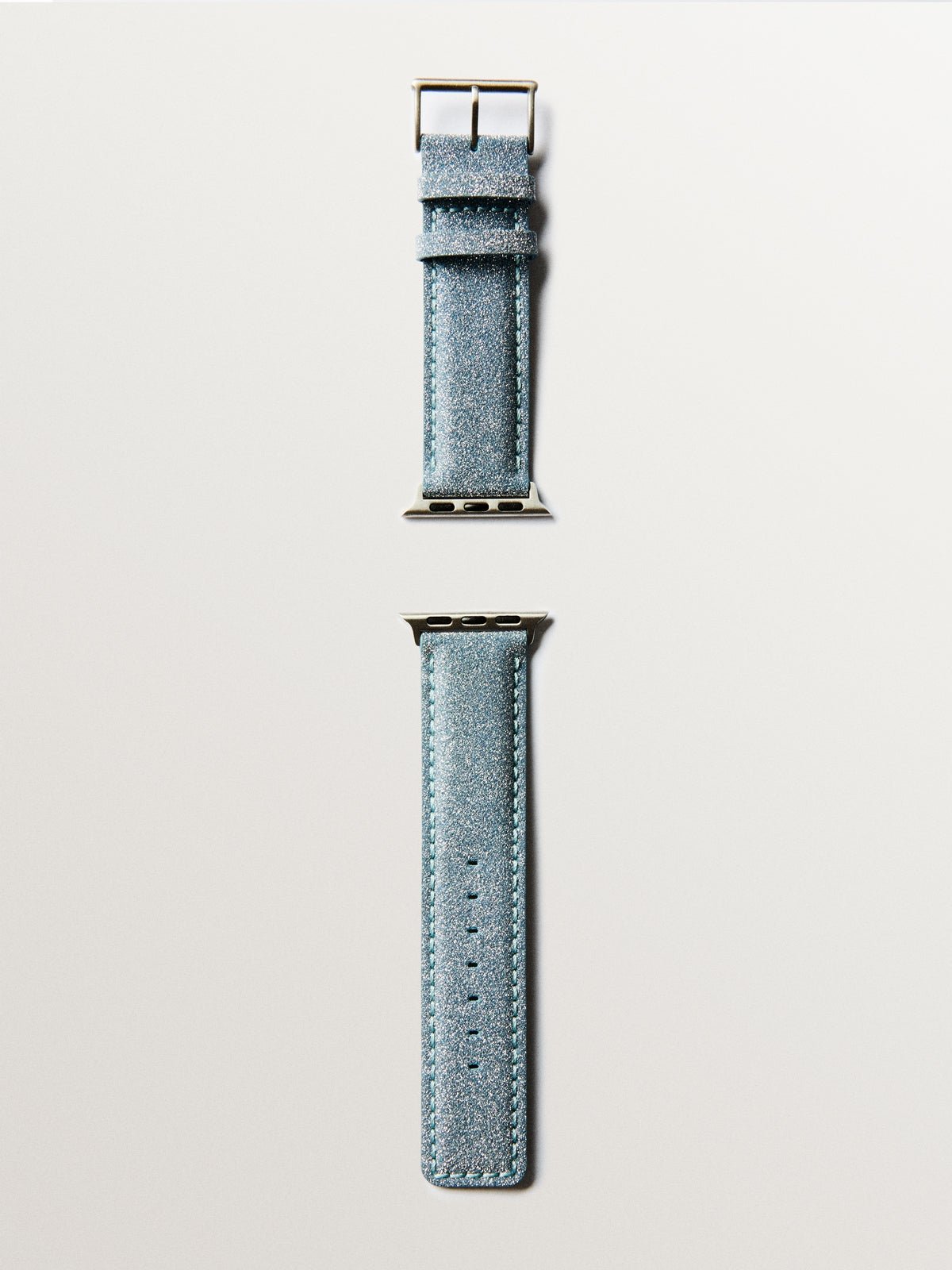 Correa para Apple Watch de cuero gris