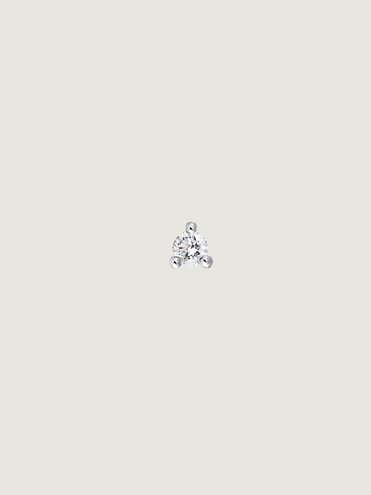 18K white gold piercing with diamonds