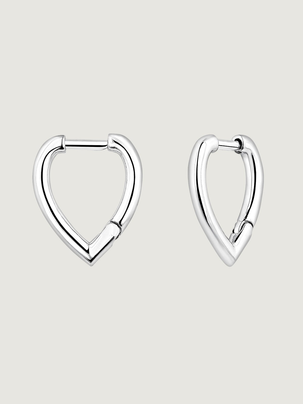 Drop-shaped earrings made of 925 silver